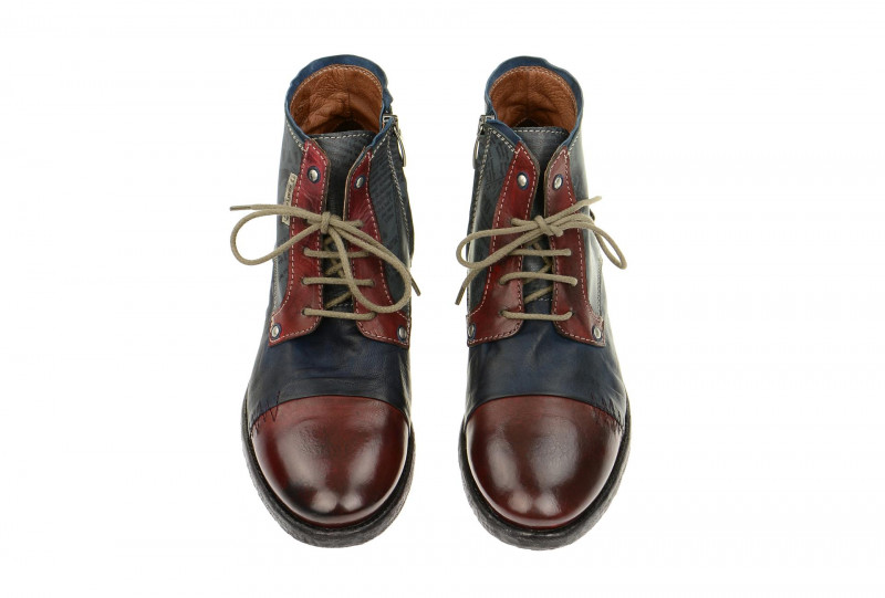 Bello Stiefel rot blau grau mix HE134