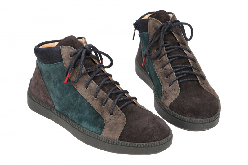Think Turna Schuhe braun grau grün kombi