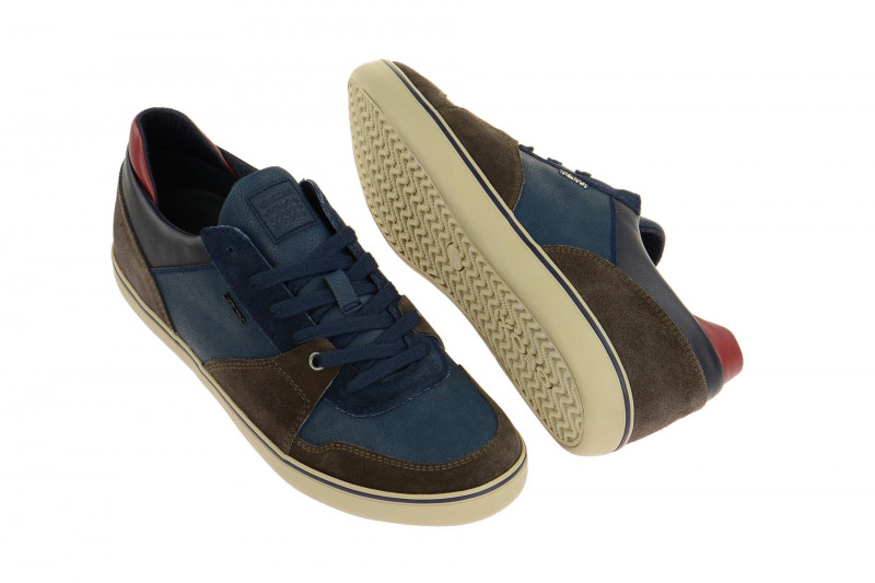 Geox Box Schuhe blau braun U74R3A
