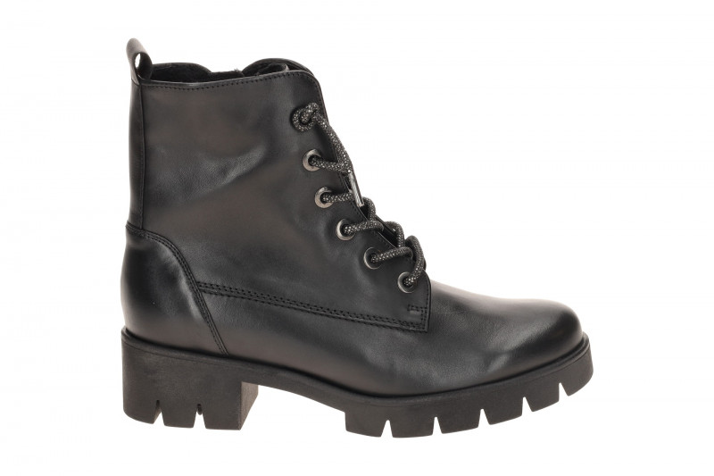 Gabor Stiefelette schwarz Strass-Senkel 71.711.37