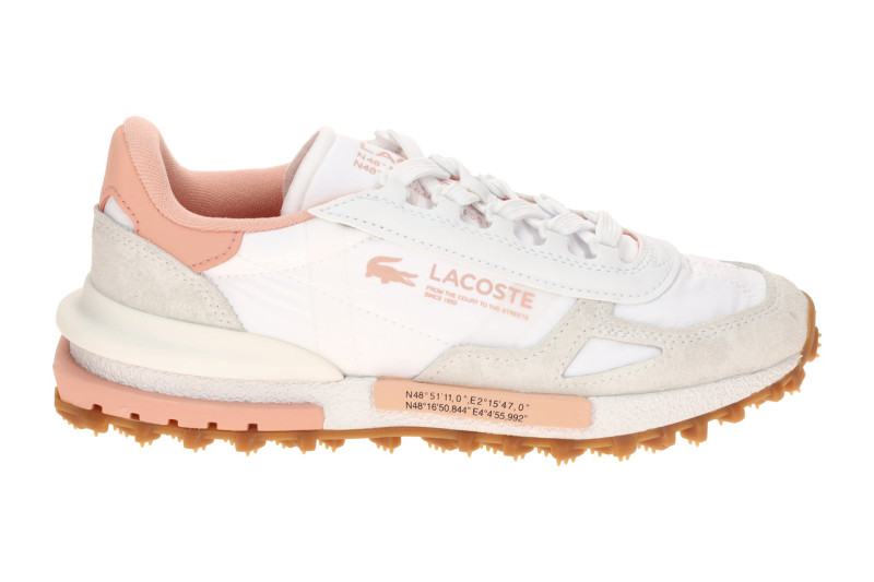 Lacoste Elite Active Sneakers Schuhe weiß rosa Damen 1269