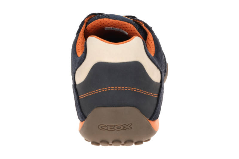 Geox Snake Schuhe Sneakers blau orange U4207K