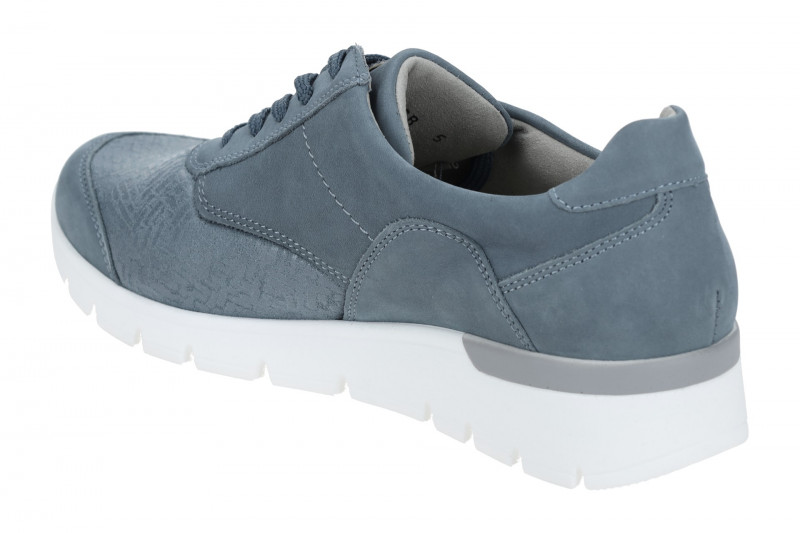 Waldläufer Ramona Schuhe blau denim K-Weite OrthoTritt 626K02