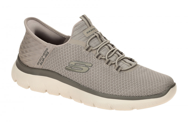 Skechers Summits Schuhe grau taupe SLIP-INS 232457