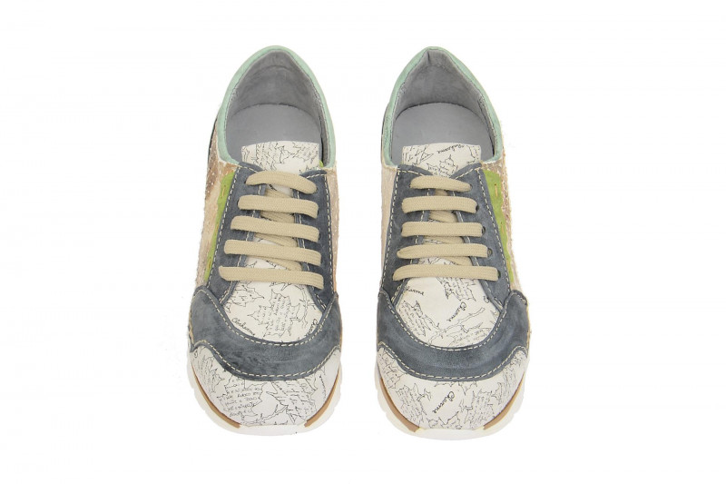 Charme Schuhe 1114-E grau beige multi