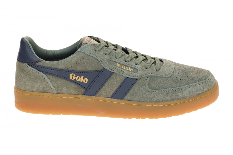 Gola Schuhe Hawk Sneakers grau blau Suede CMB571