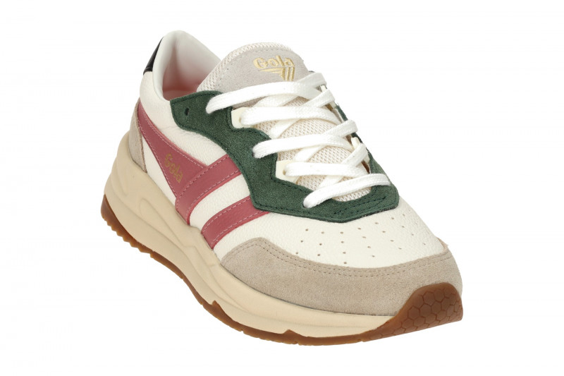 Gola Saturn Quadrant Sneakers weiß grün CLB521