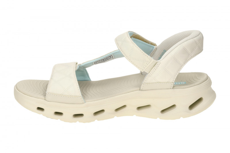 Skechers Go Walk Gliede Step Sandale beige Cozy Slip-Ins 141276