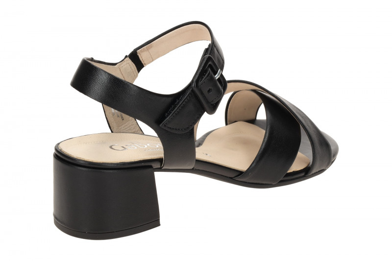 Gabor comfort Sandalette schwarz Nappa 62.913.27
