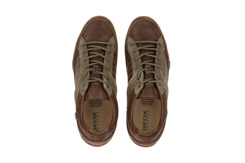 Geox Snake Schuhe braun grau U5407B