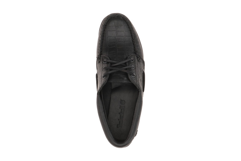 Timberland Authentic Schuhe schwarz Bootsschuhe Kroko 0A2GNV