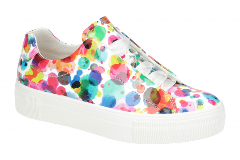 Legero Lima Schuhe weiß bunt effekt Lack