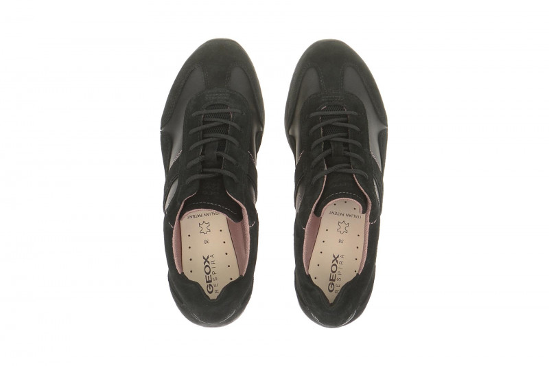 Geox Respira Freccia A Sportschuhe in schwarz Damen Sneakers