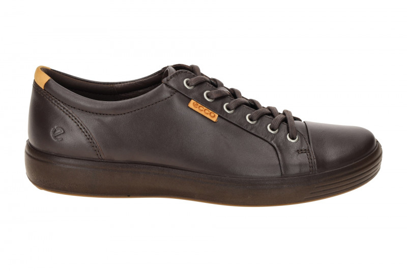 Ecco Soft 7 Schuhe dunkelbraun mocha Herren Sneaker