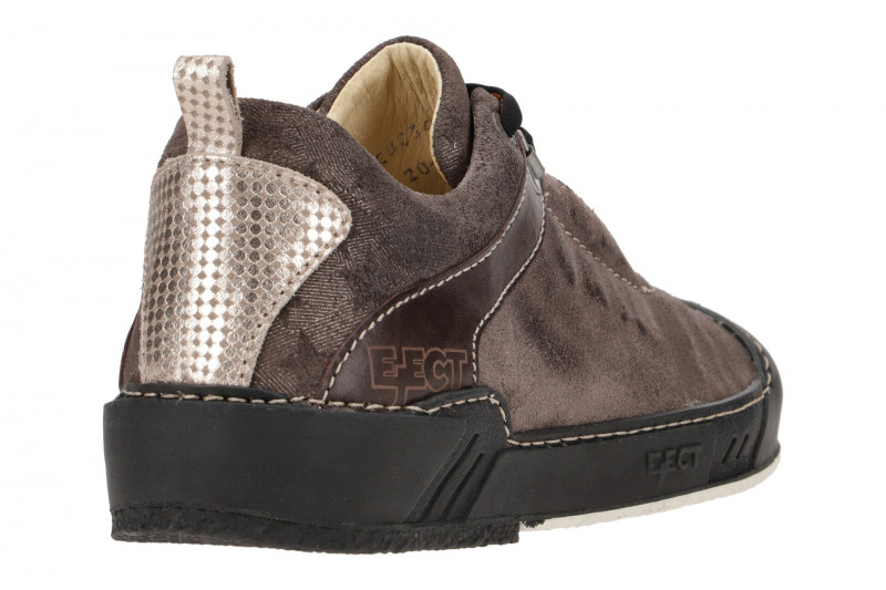 Eject Puzzle Schuhe braun silber 20234