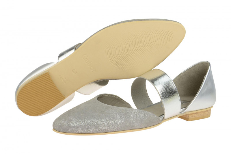 Gabor Ballerina grau silber metallic 61.353.69