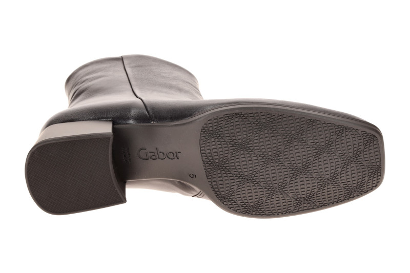 Gabor Stiefelette lila vino matt Karree 8067.01.006