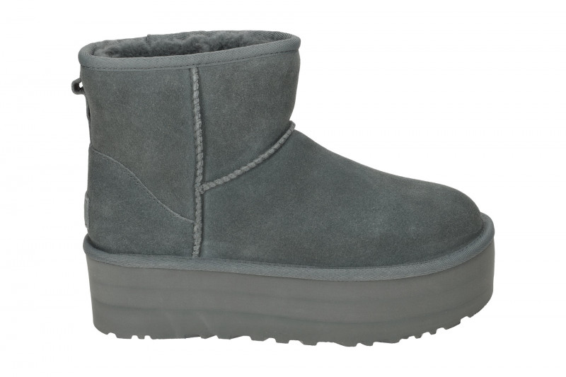 UGG Classic Mini Platform Stiefel grau rainstorm