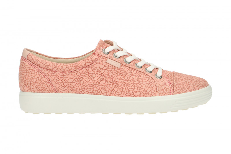 ecco Soft 7 Schuhe Sneaker rosa Laser NEU