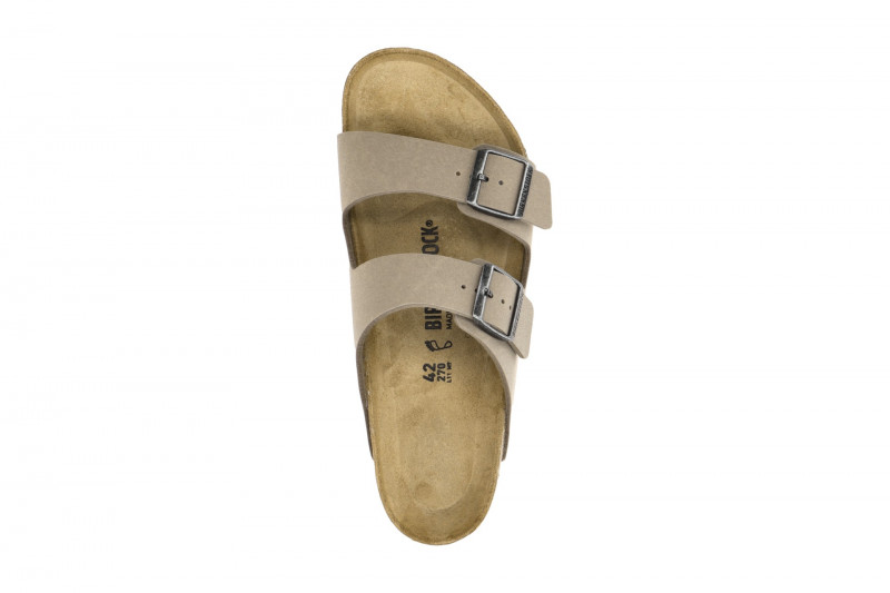 Birkenstock Arizona BS Pantolette grau taupe Normal Weit 1032019