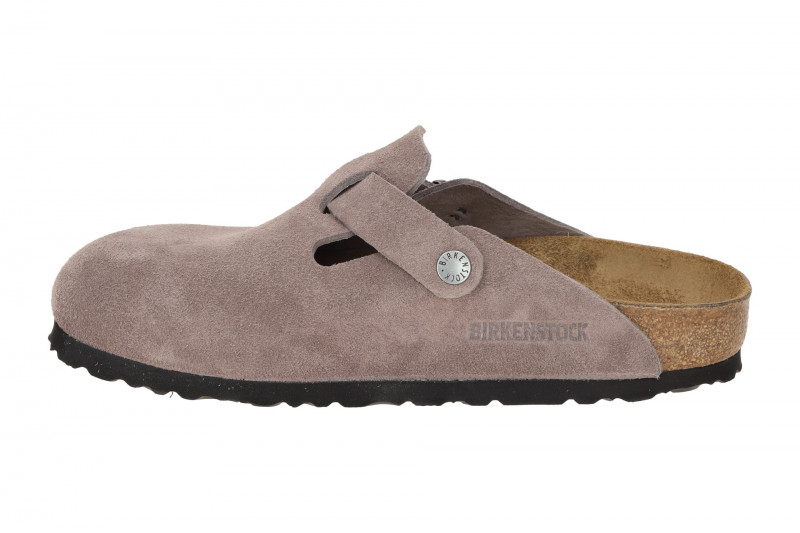 Birkenstock Boston Clogs Pantolette faded-purple lila SCHMAL 1028375
