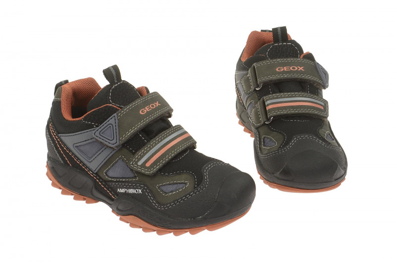 Geox Respira Jungen Schuhe Savage ABX in schwarz Amphibiox
