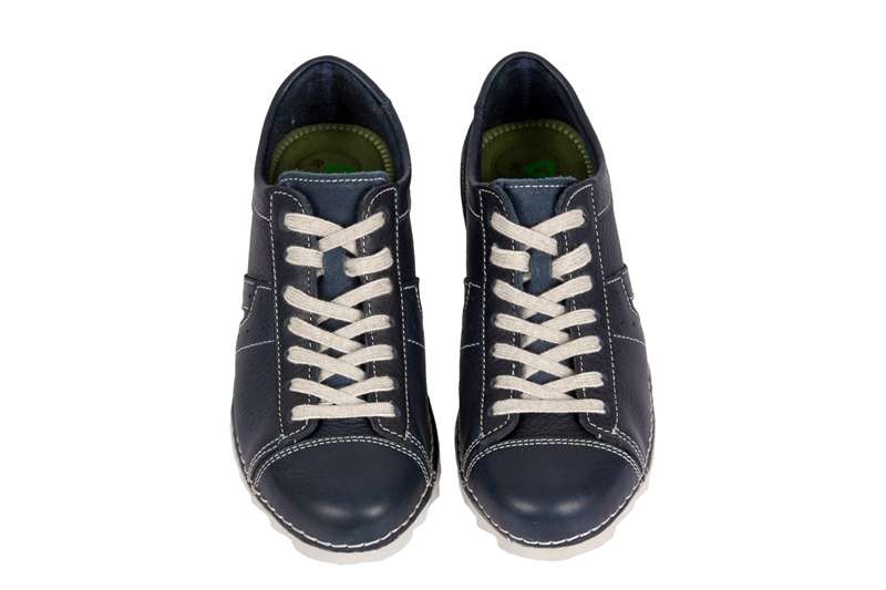 Bootschoenen Watamu Heren Marineblauw Leer