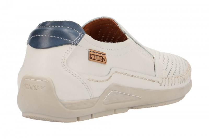 Pikolinos Azores Schuhe Slipper weiß gelocht 06H-3126
