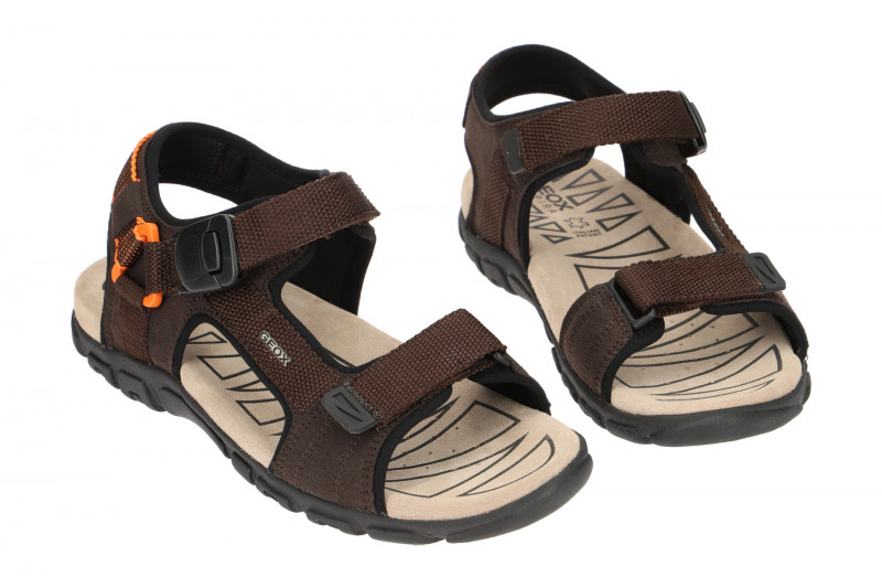 Geox Sandale Strada braun orange U9224B