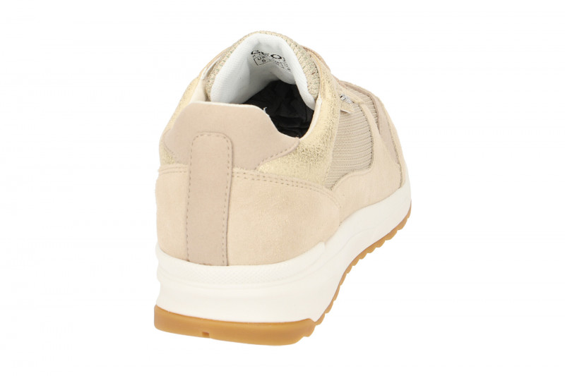 Geox Airell Schuhe beige gold metallic