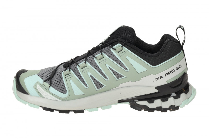 Salomon XA Pro 3D V9 Schuhe Damen grau grün 472729