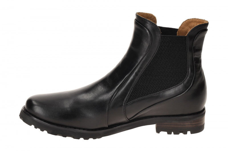 Everybody Tamaya Chelsea Stiefelette schwarz dünn gefüttert