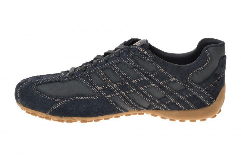 Geox Snake Schuhe dunkelblau Velour Nubuck U55MNB