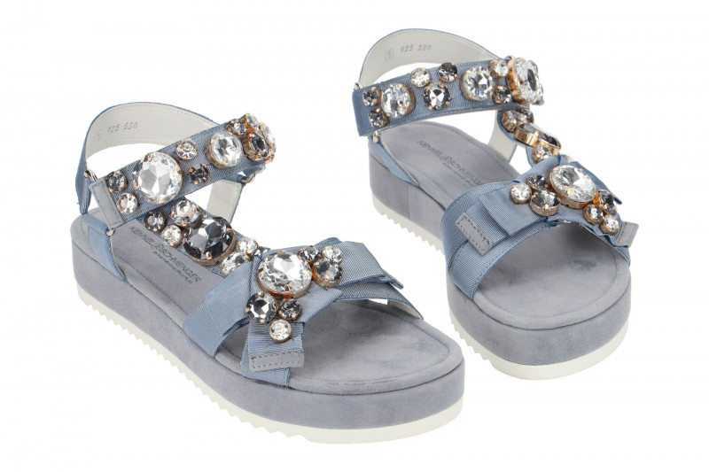 K&S Neo Sandale hell-blau Glitzersteine 25530
