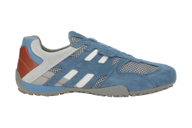 Geox Snake Schuhe Slipper blau avio U8207F