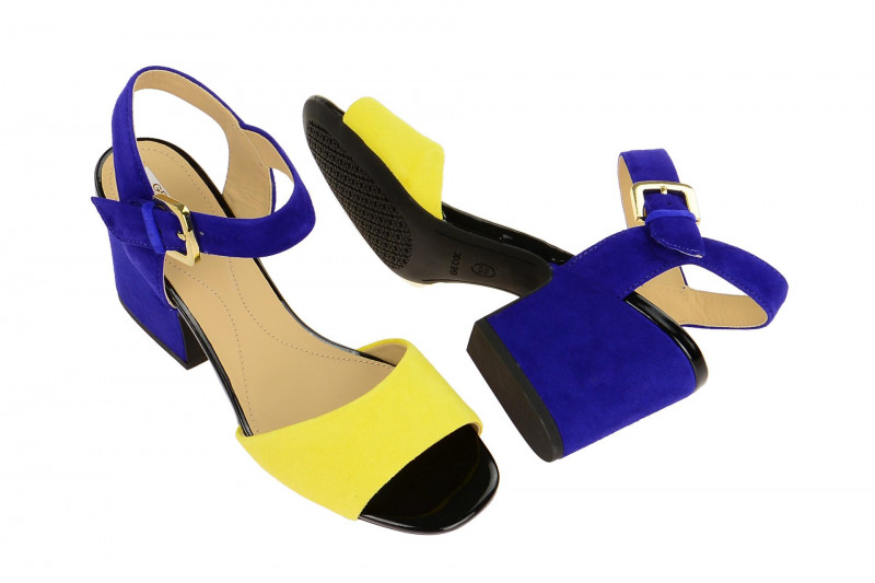 Geox Marilyse Sandalen gelb blau - D724UB