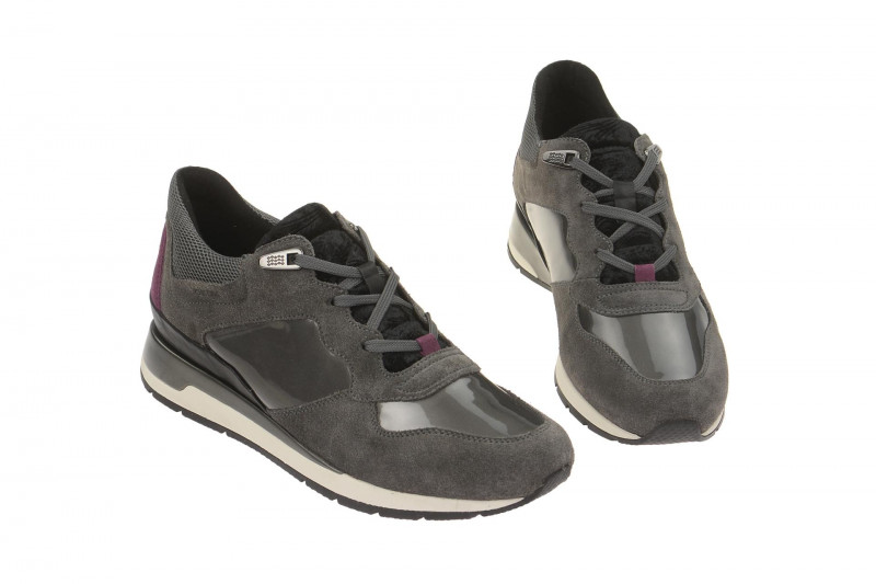 Geox Sneaker Schuhe Shahira grau lila D44N1A
