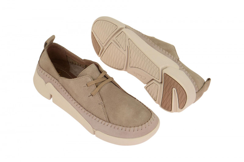 Clarks Tri Angel Schuhe grau taupe