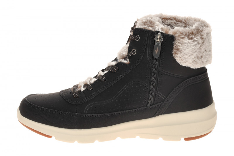 Skechers Glacial Ultra Stiefeletten schwarz dünn gefüttert 144199