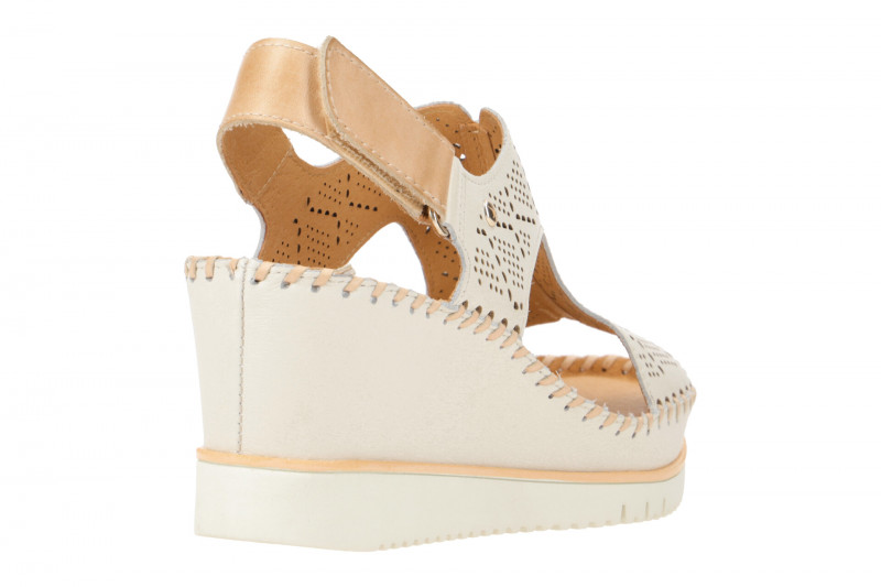 Pikolinos Aguadulce Plateau Keil Sandale weiß W3Z-1775C1