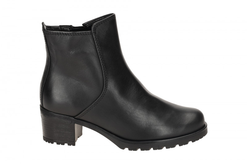 Gabor comfort Stiefelette schwarz Glattleder 72.800.57