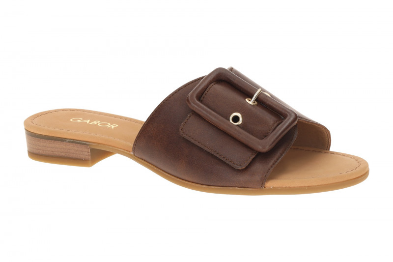 Gabor elegante Pantolette braun Glattleder 82.791.53