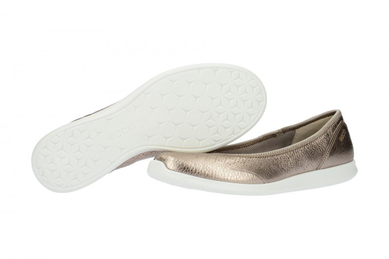 Ecco Sense Ballerina grau metallic