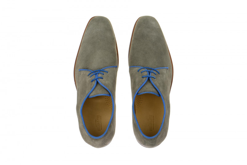 Gordon & Bros Schuhe Gregory grau Velour - 4808