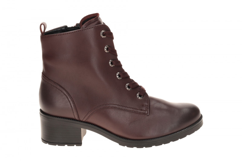 Gabor Fashion Schnür Stiefelette dunkelrot merlot 72.816.69