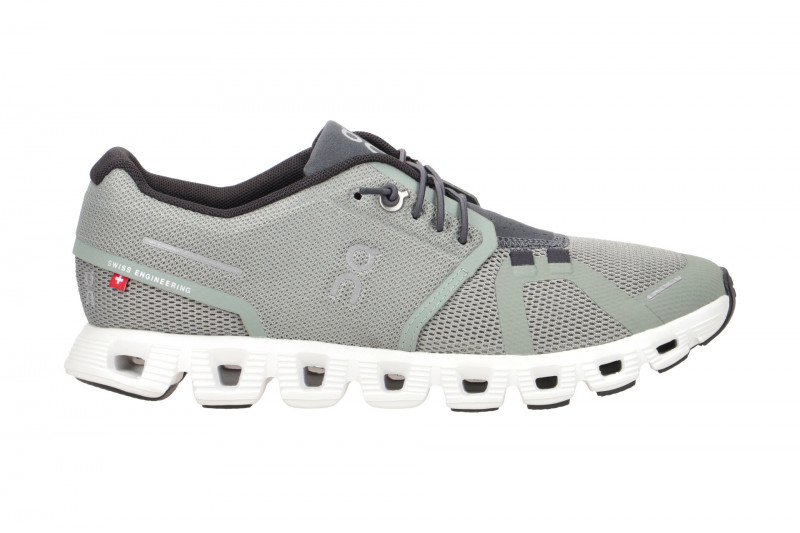 on Cloud 5 Schuhe grün grau Damen Sport 59.98557