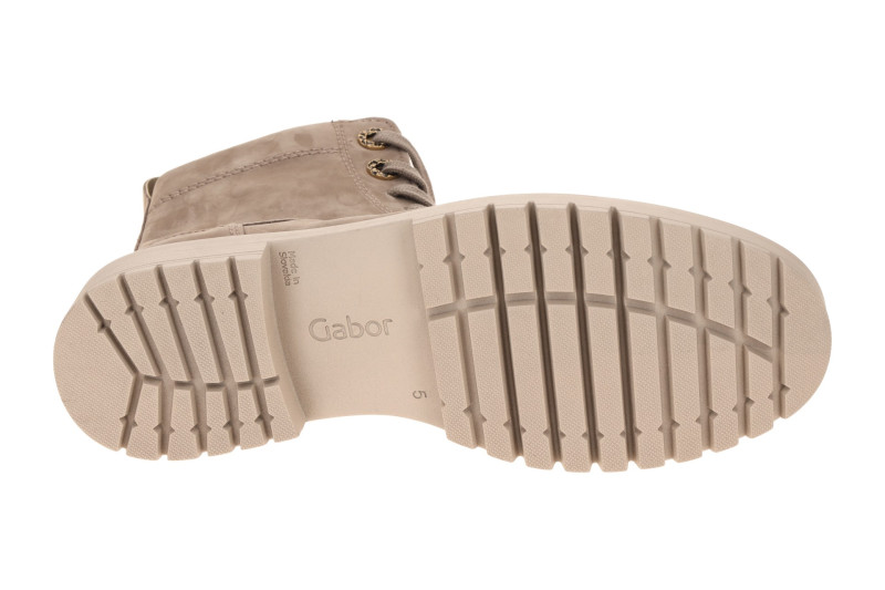 Gabor Stiefel Boots grau taupe Nubuck H-Weite 8024.05.008
