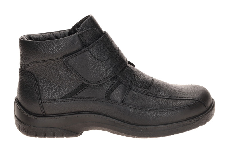 JOMOS Warmfutter Stiefelette schwarz H-Weite Klett 406501