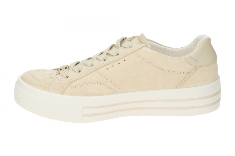 Legero Lima Plateau Schuhe beige ecru Velour 432