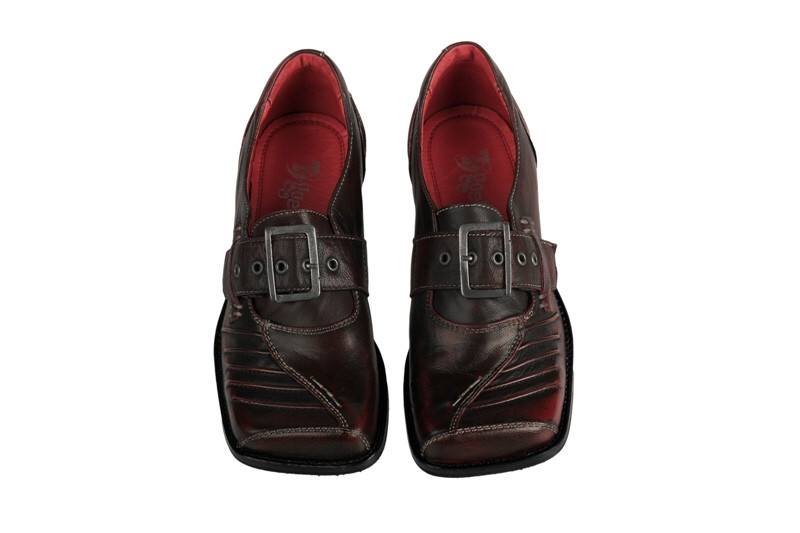 Tiggers Yvonne 3 karree Pumps TC-12264 bordo rot